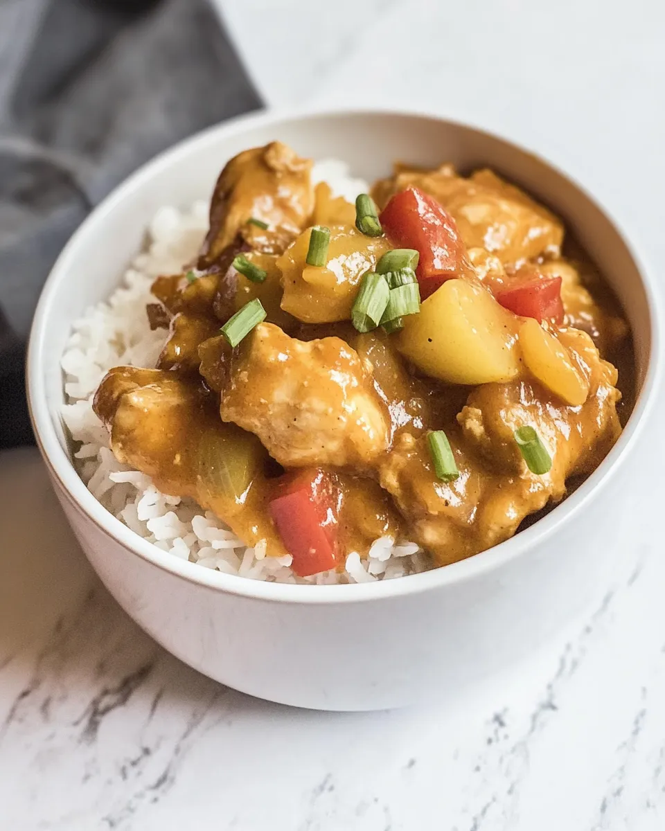 Quick Crock-Pot Sweet and Sour Chicken (4 Ingredient Meal) picture