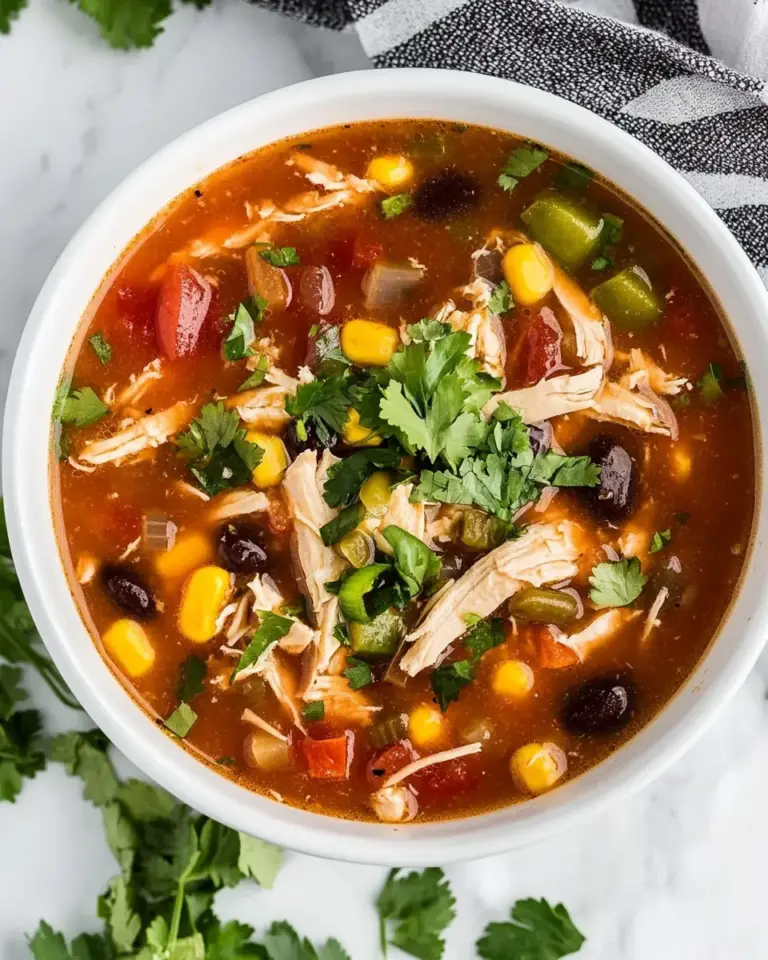 Homemade Crock Pot Chicken Tortilla Soup photo