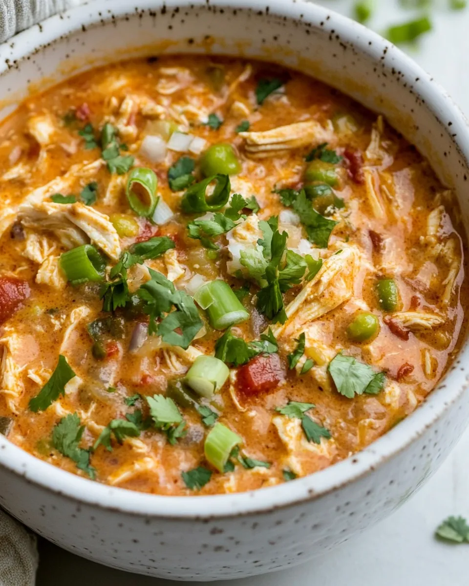 Savory Crockpot Buffalo Chicken Chili recipe photo