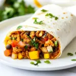 Homemade Crockpot Chicken Burritos photo