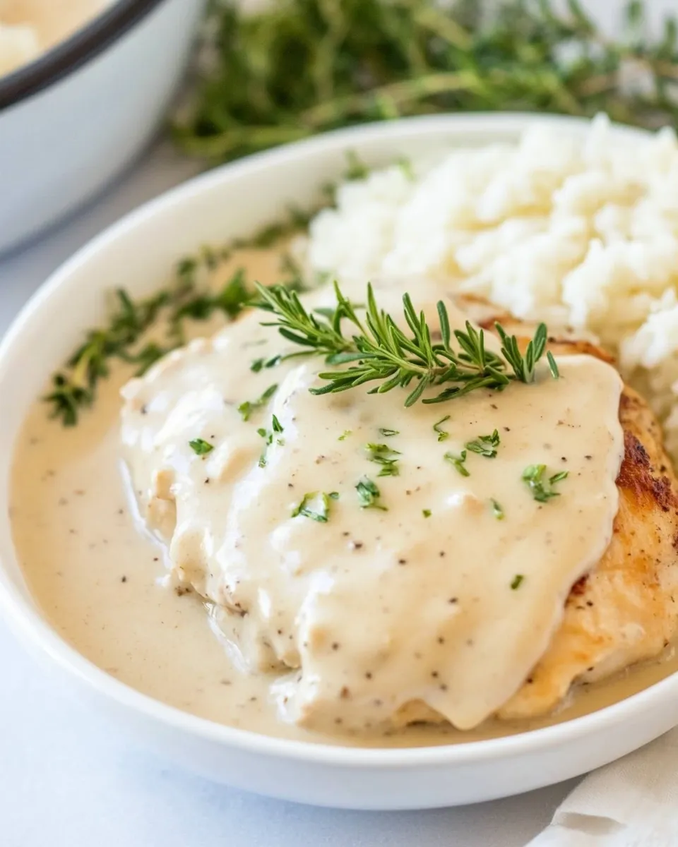 Homemade Crockpot Creamy Garlic Parmesan Chicken photo