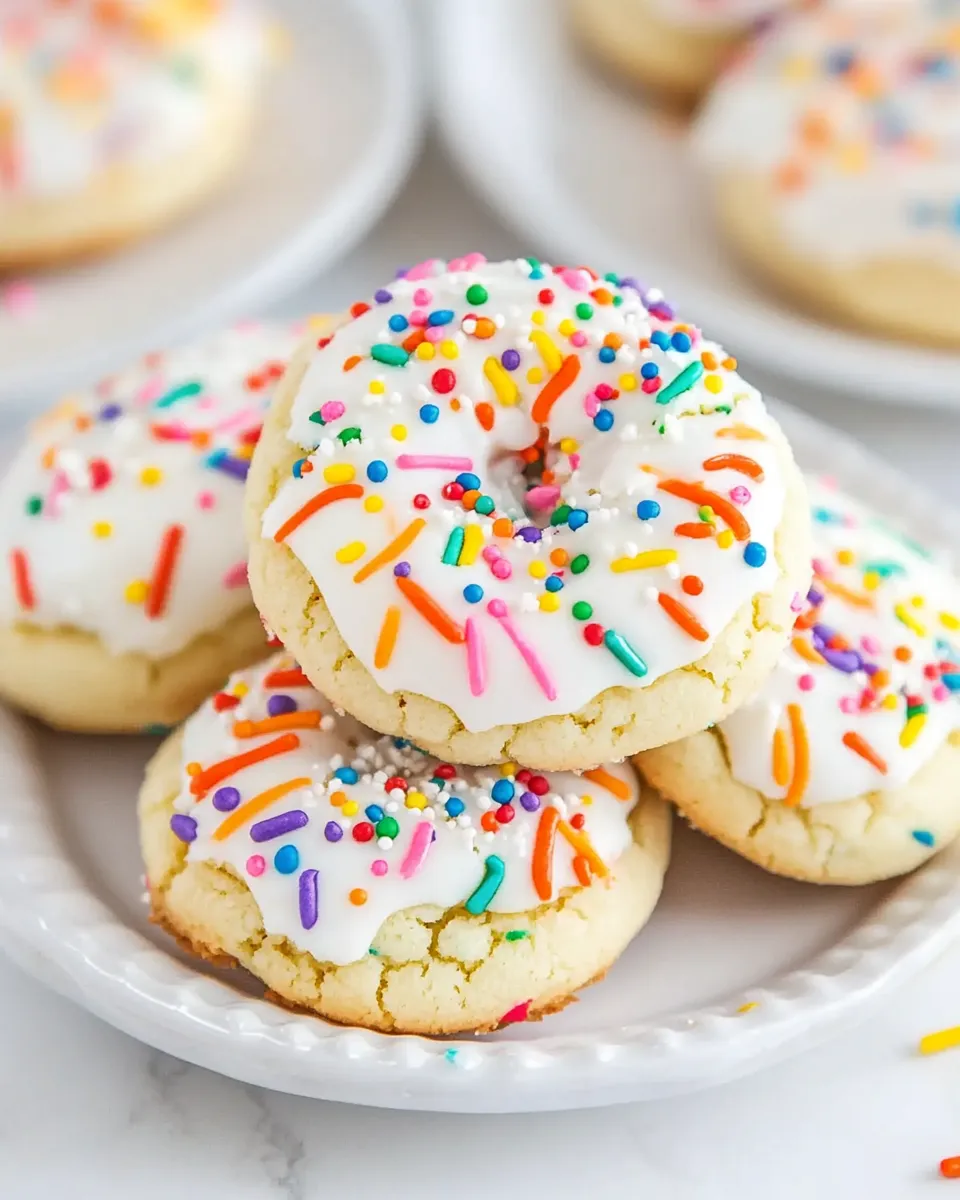 Classic Crumbl Birthday Cake Cookies Copycat image