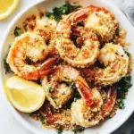Easy Crunchy Baked Parmesan Garlic Shrimp recipe photo