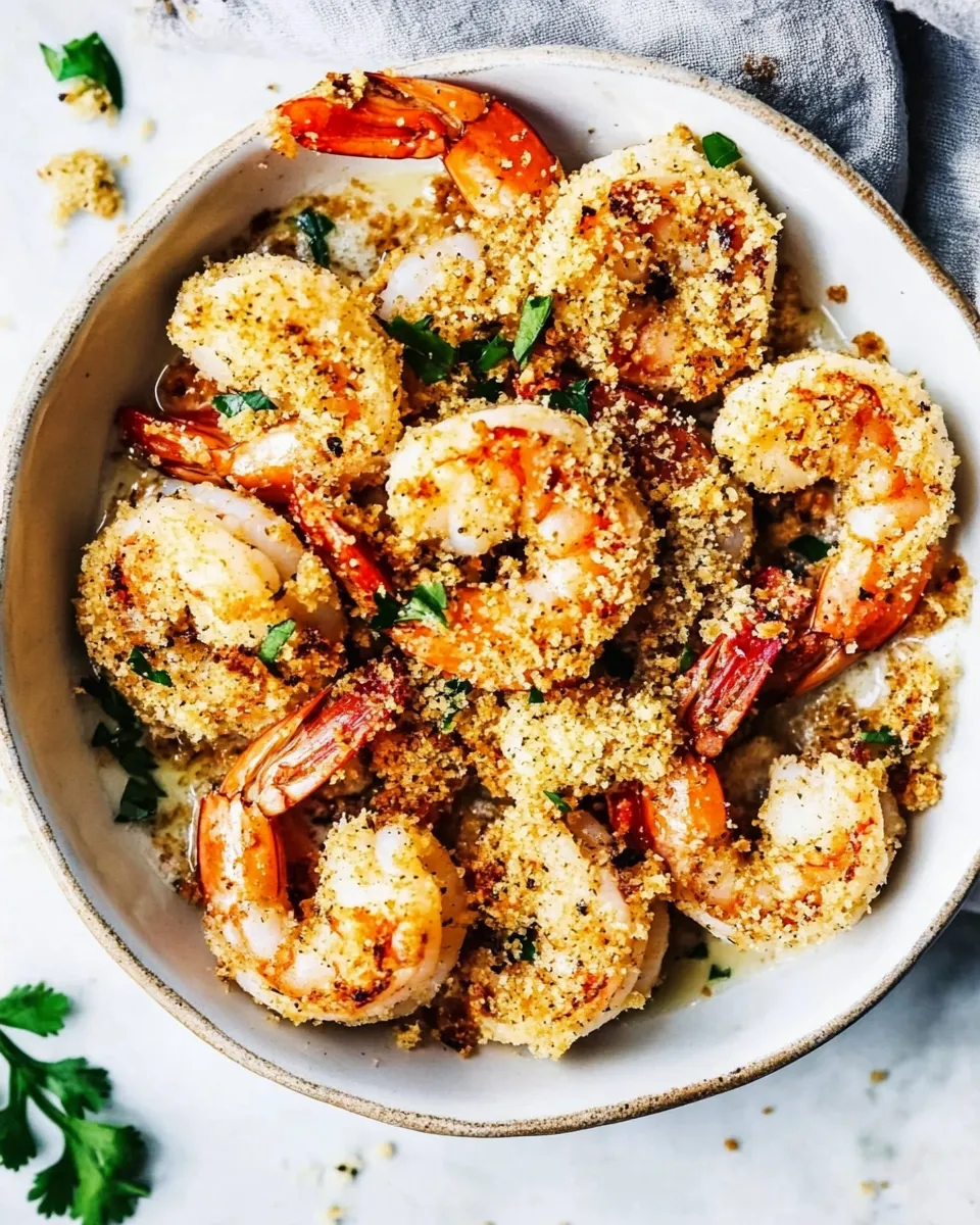 Delicious Crunchy Baked Parmesan Garlic Shrimp dish photo