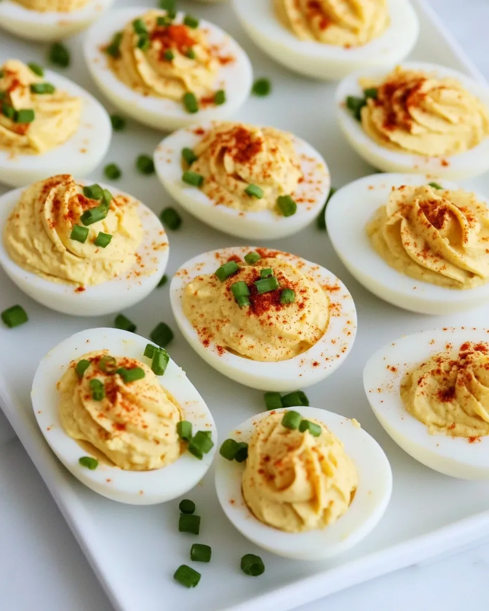 Easy Curried Deviled Eggs recipe photo