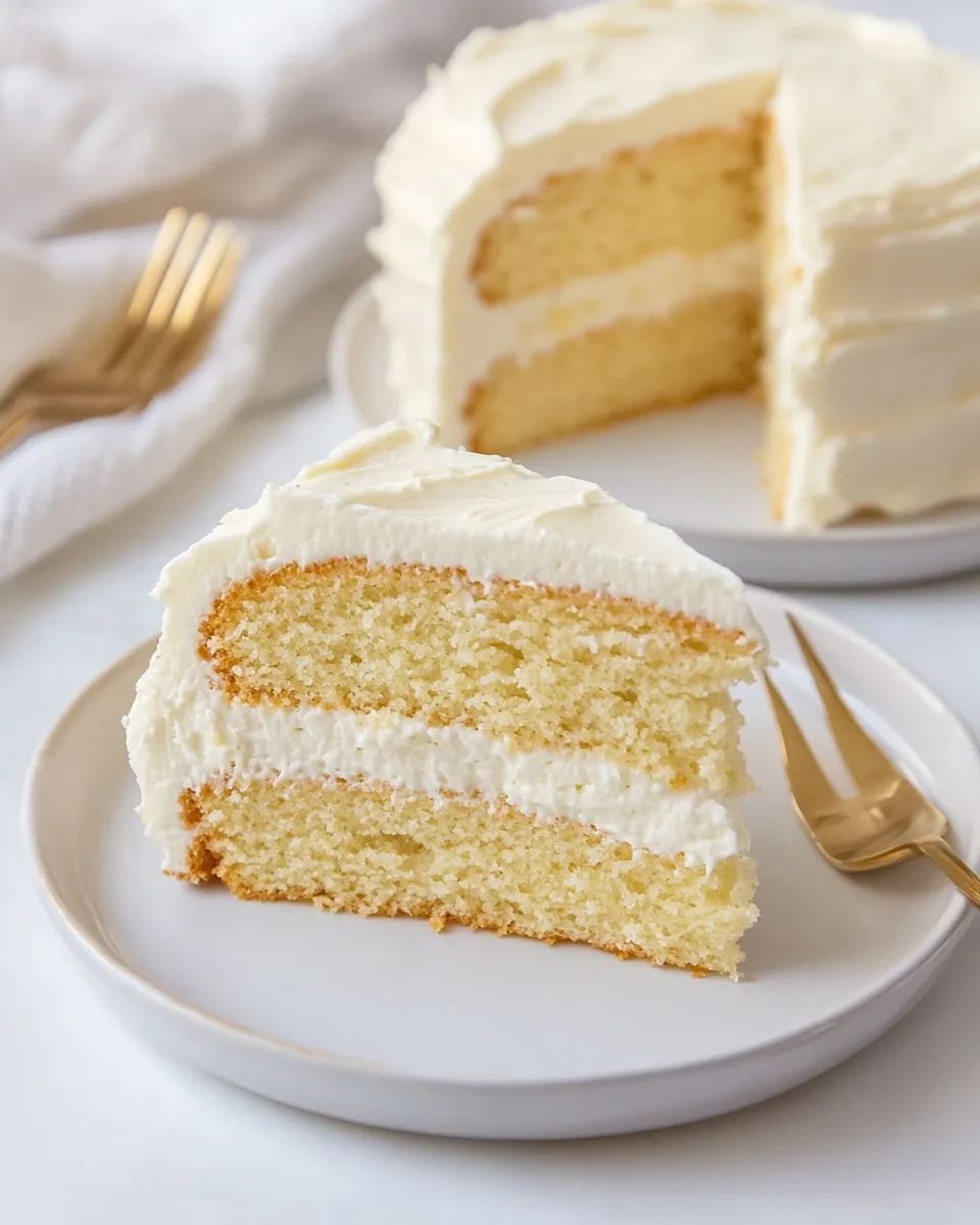 Homemade Dairy-Free Gluten-Free Vanilla Cake photo