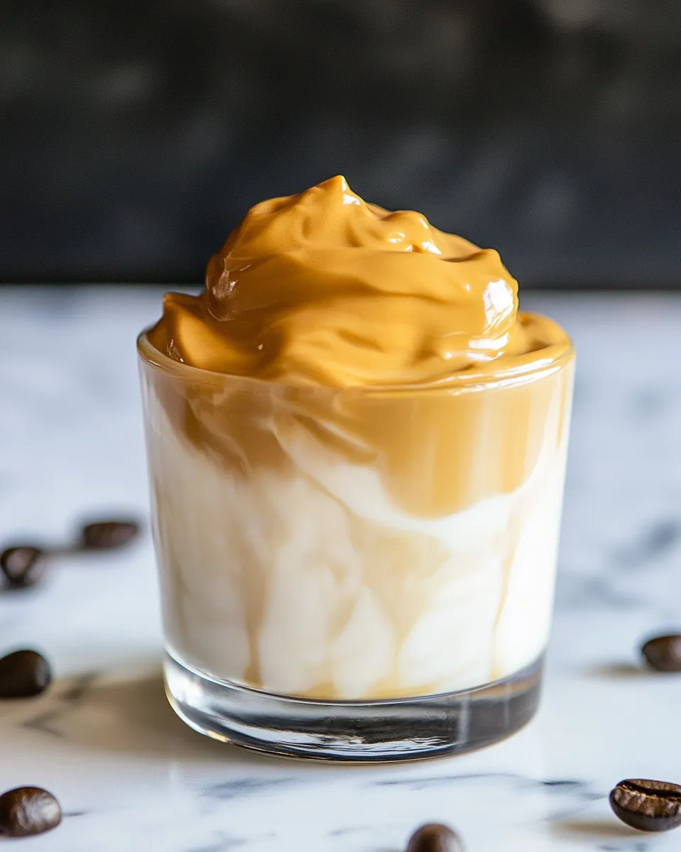 Homemade Dalgona Whipped Coffee photo
