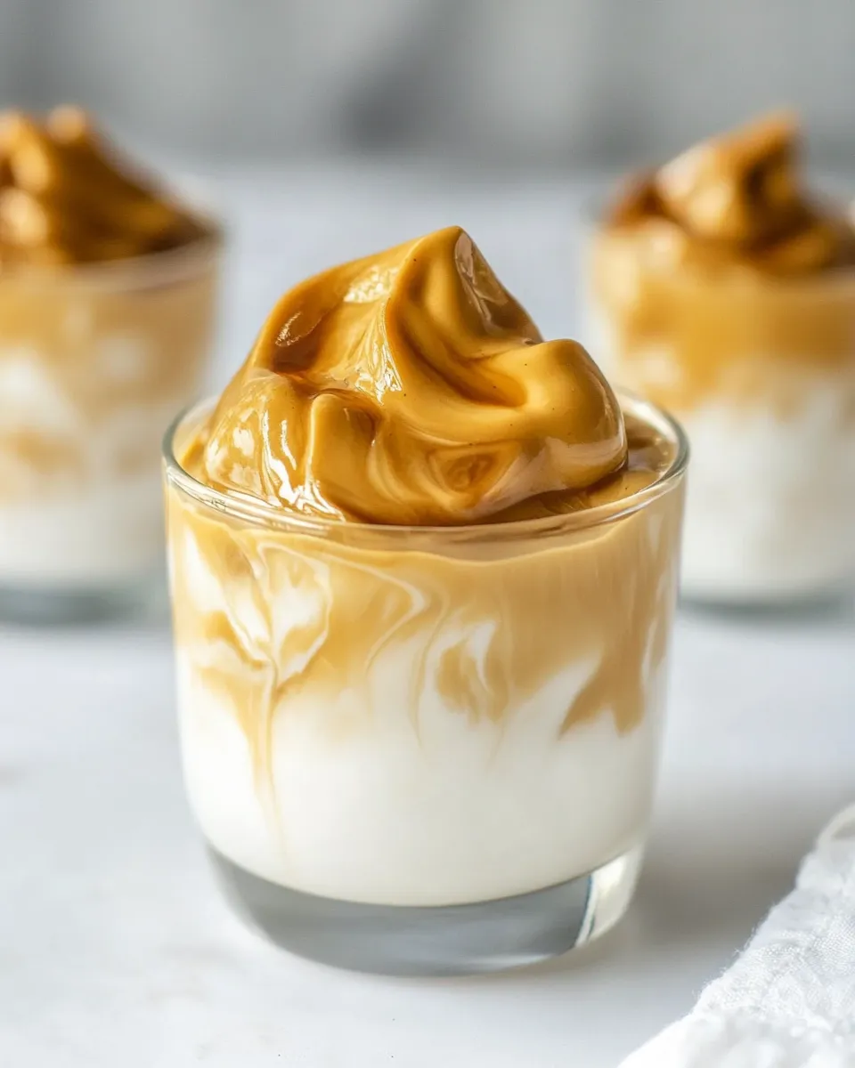 Delicious Dalgona Whipped Coffee shot