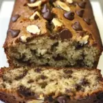 Homemade Dark Chocolate Chip & Walnut Banana Bread photo