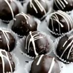 Homemade Dark Chocolate Truffles photo