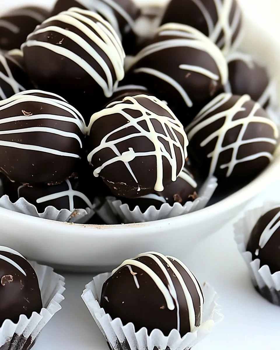 Classic Dark Chocolate Truffles image