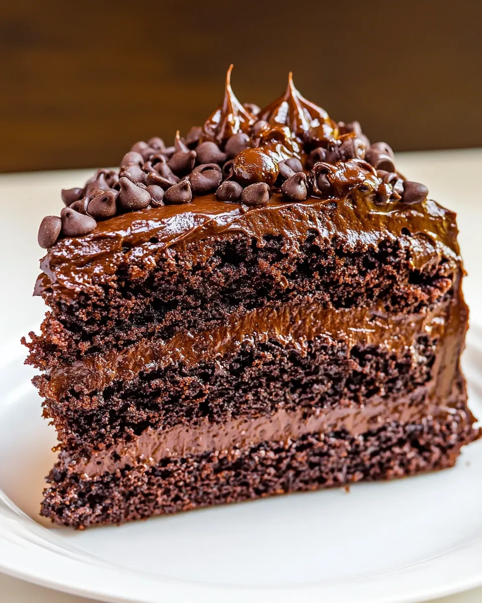 Delicious Death by Chocolate Cake shot