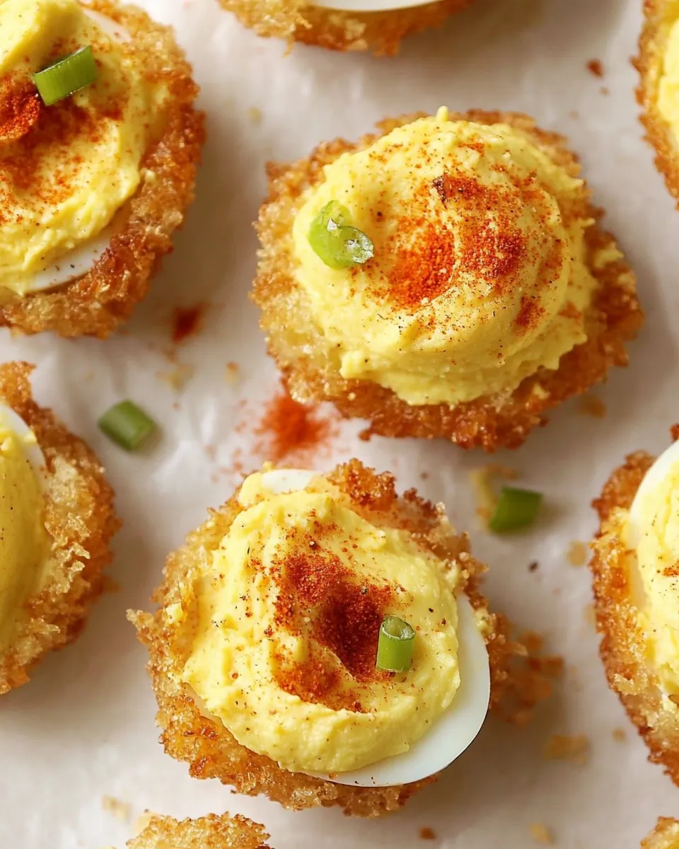 Homemade Deep-Fried Deviled Eggs Recipe photo