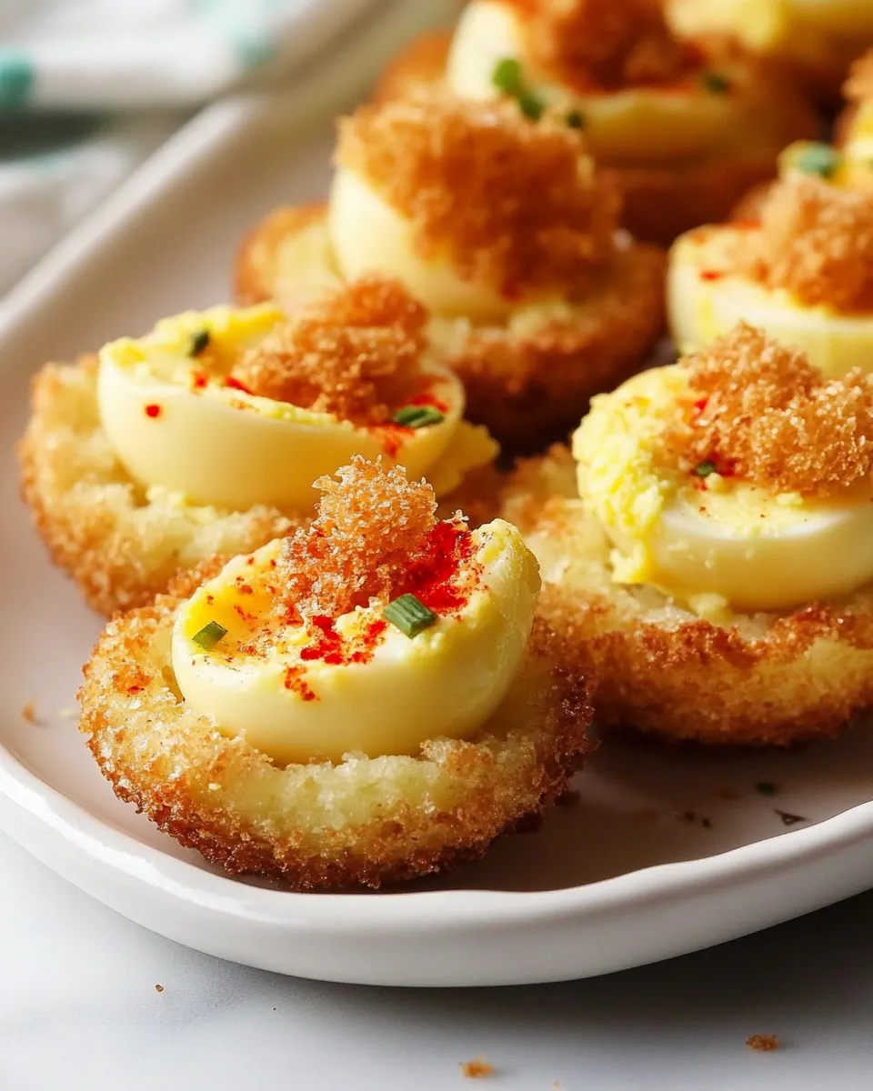 Delicious Deep-Fried Deviled Eggs Recipe image