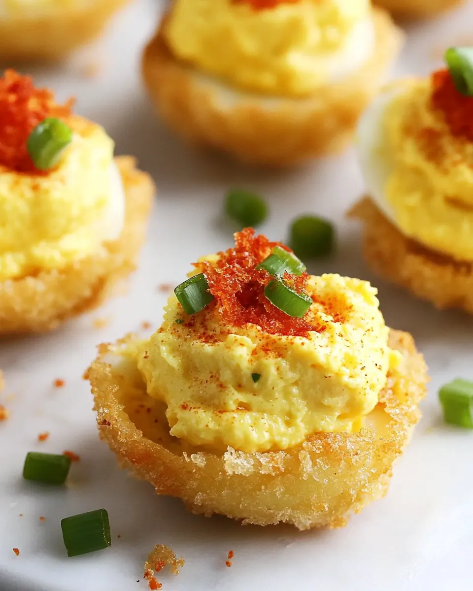 Tasty Deep-Fried Deviled Eggs Recipe recipe photo