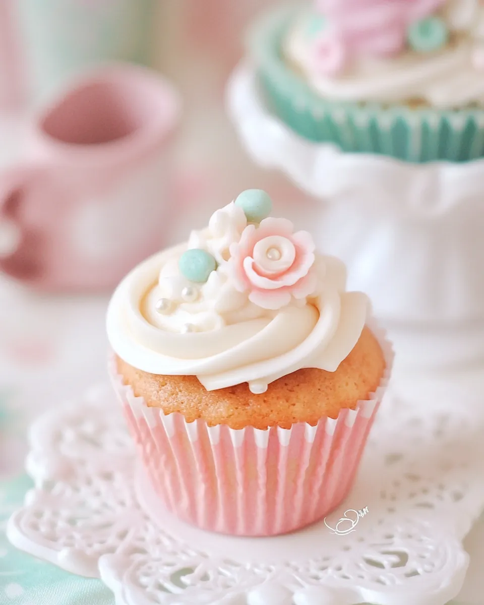 Classic Dominican Bizcocho Cupcakes image