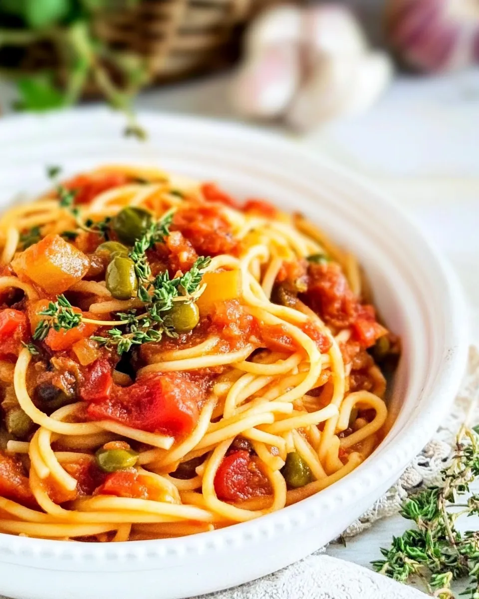 Easy Dominican Spaghetti (Espaguetis) recipe photo