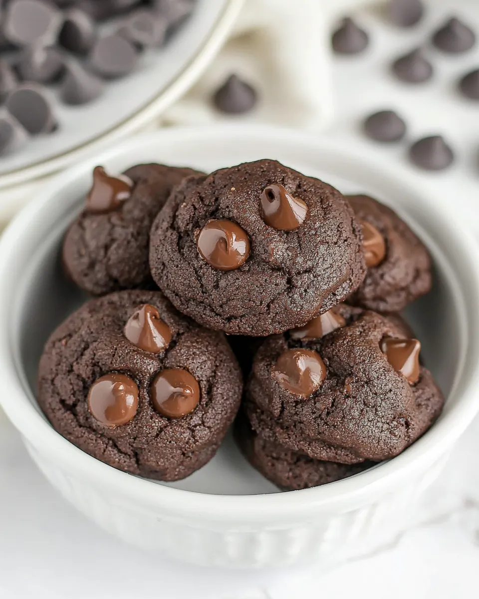 Classic Double Chocolate Cookie Bites image