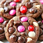 Homemade Double Chocolate M&M Cookies Recipe photo