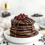 Homemade Double Chocolate Pancakes photo