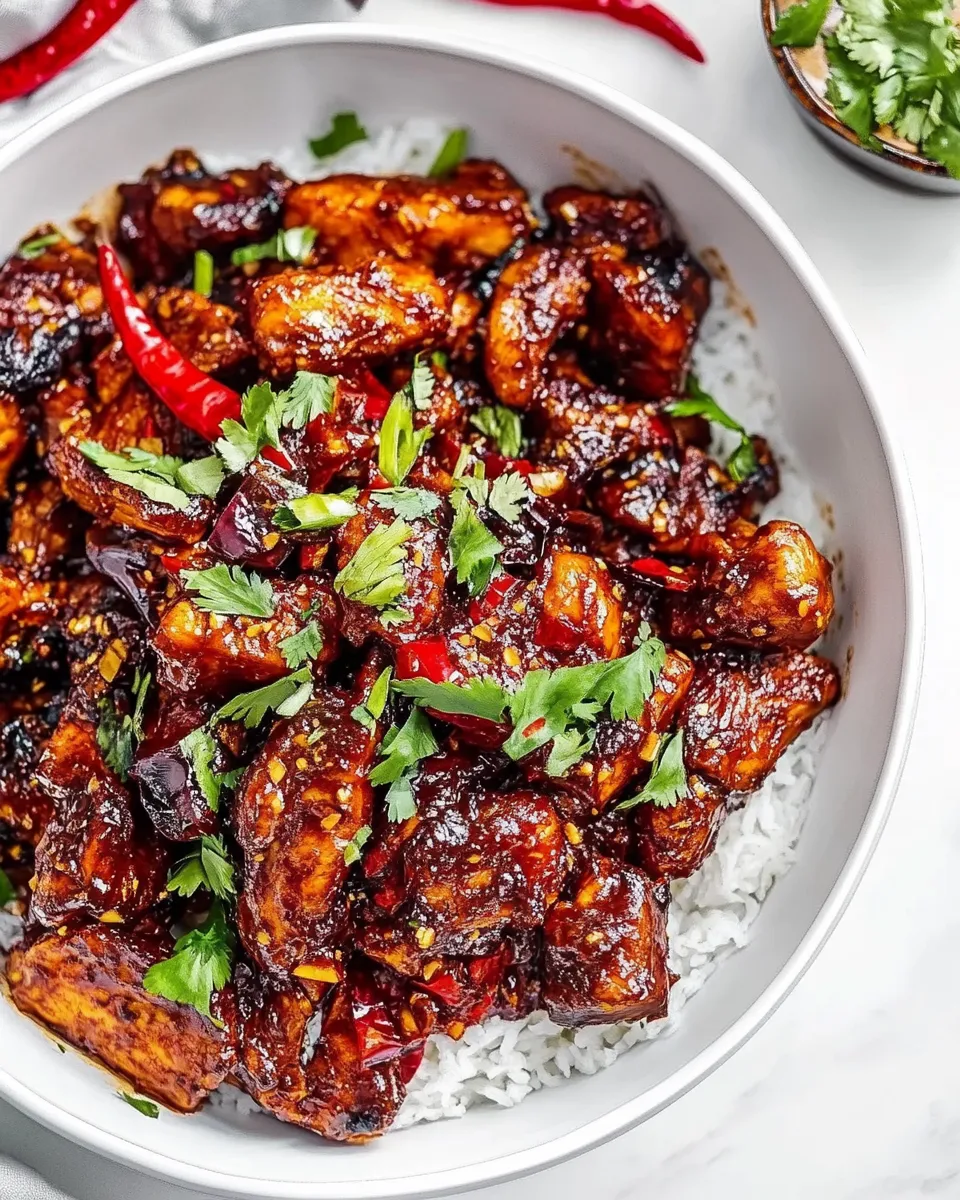 Delicious Dragon Chicken dish photo