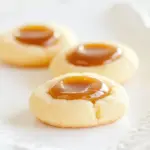 Homemade Dulce de Leche Shortbread Thumbprint Cookies photo