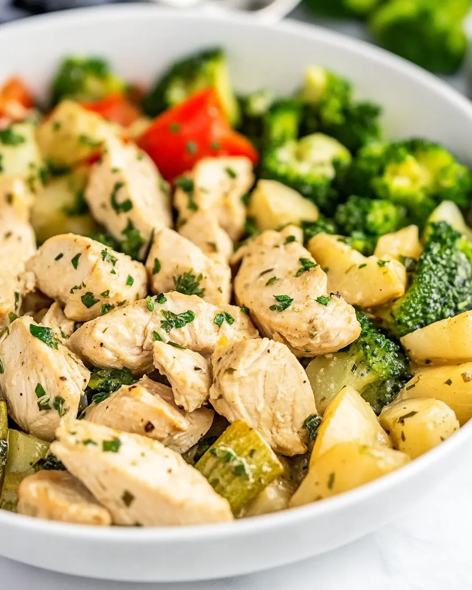 Classic Easy 15-Minute Ranch Chicken and Vegetable Skillet image