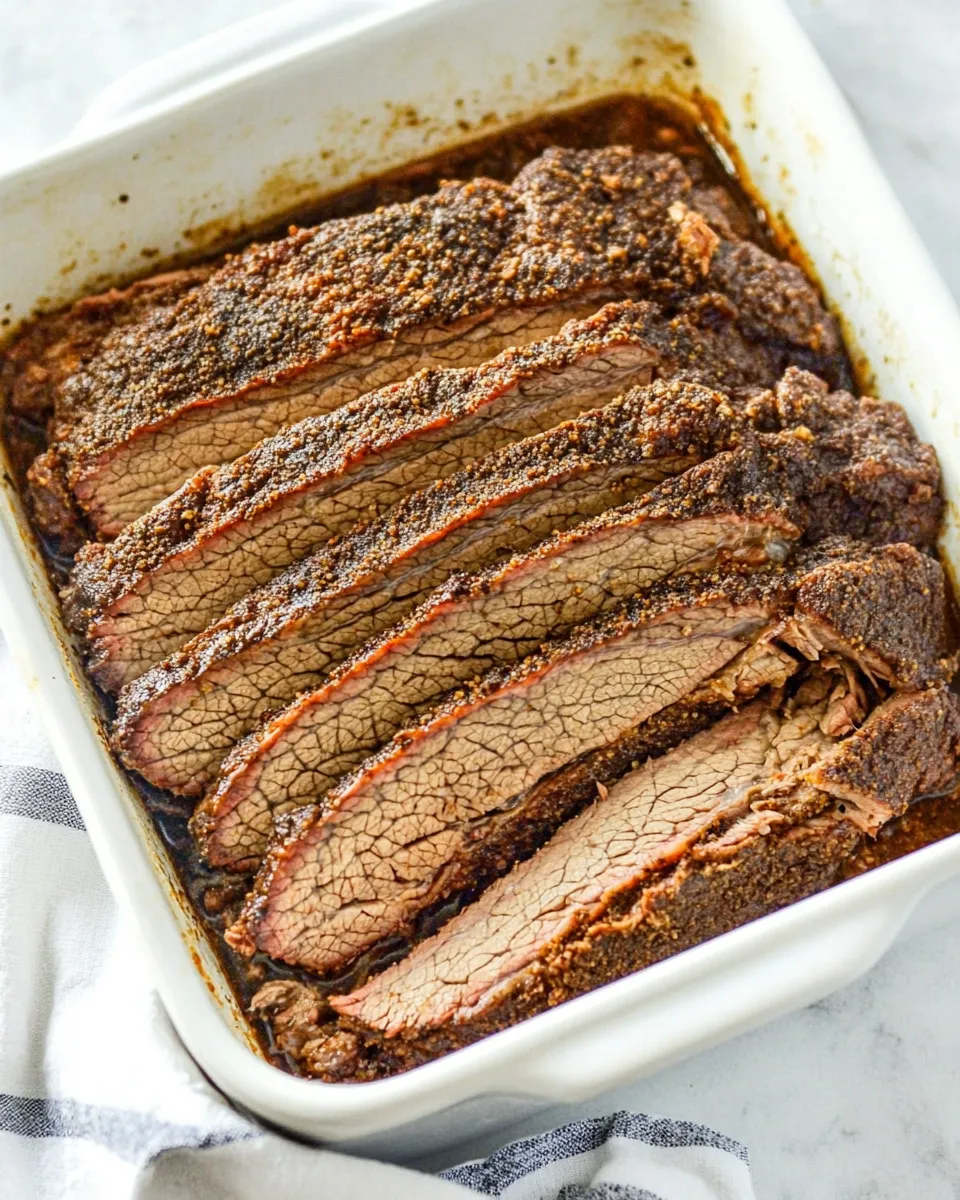 Homemade Easy 5-Ingredient Brisket Recipe (Grill and Oven Method) photo