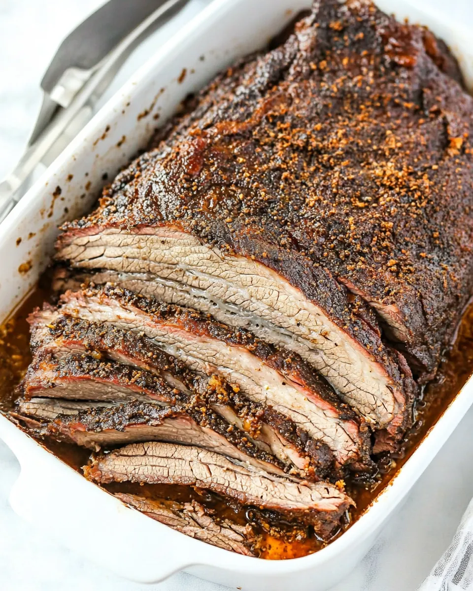 Delicious Easy 5-Ingredient Brisket Recipe (Grill and Oven Method) recipe photo