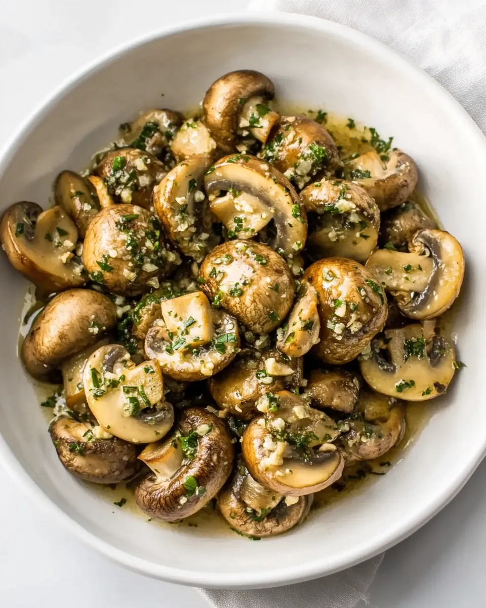 Homemade Easy 5-Ingredient Garlic Herb Sauteed Mushrooms photo