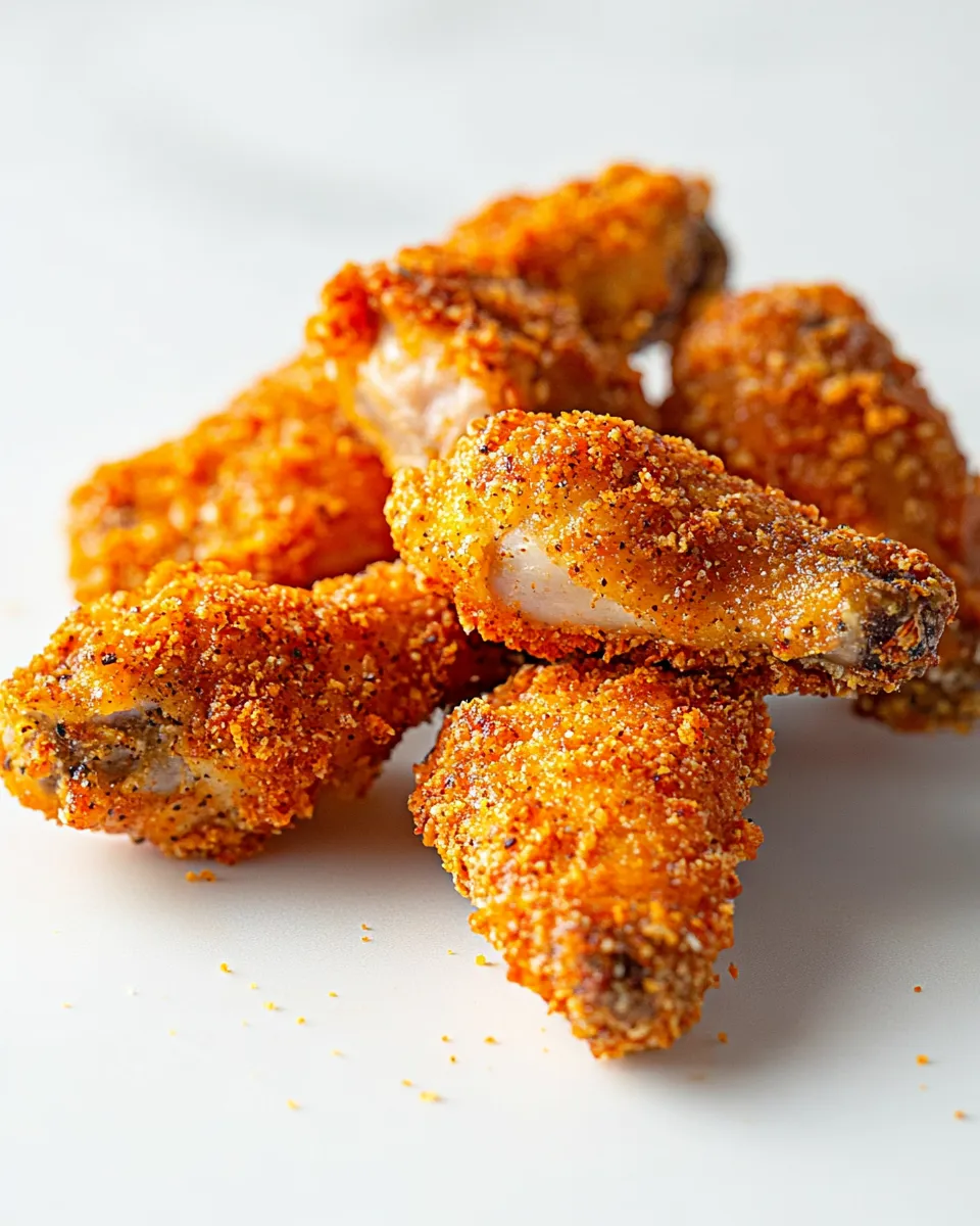 Delicious Easy Air-Fryer Breaded Chicken Wings recipe photo