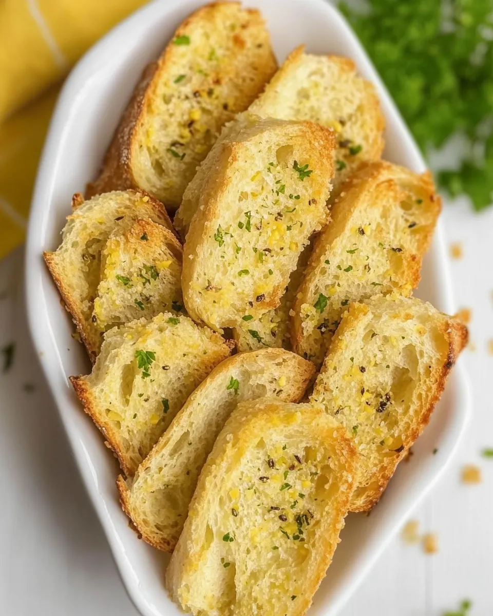 Homemade Easy Baguette Crackers (Toasted Crostini) recipe photo