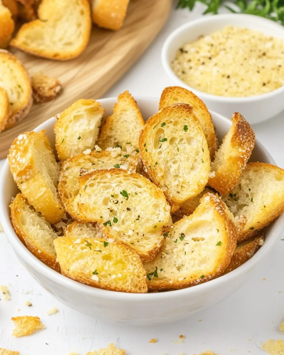 Tasty Easy Baguette Crackers (Toasted Crostini) image
