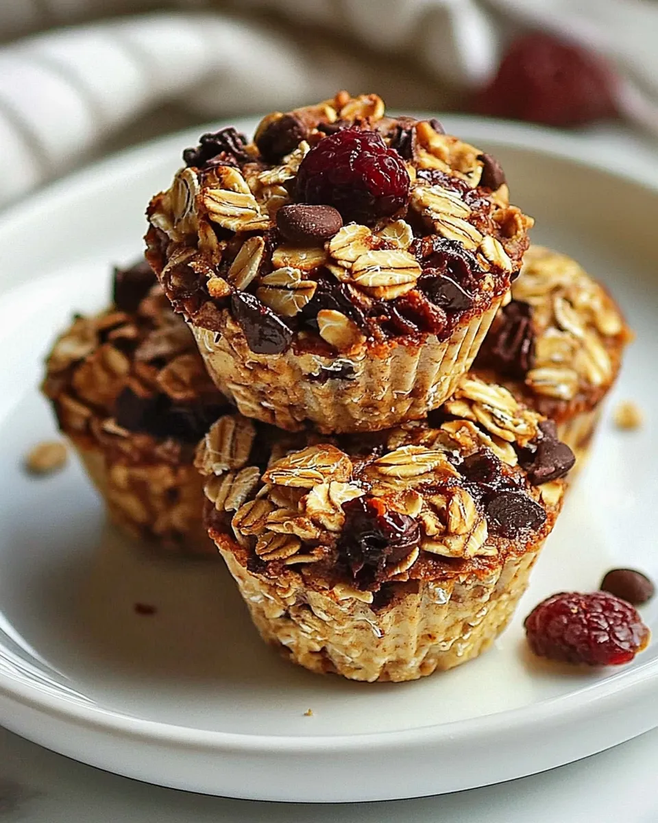 Homemade Easy Baked Oatmeal Cups Recipe photo