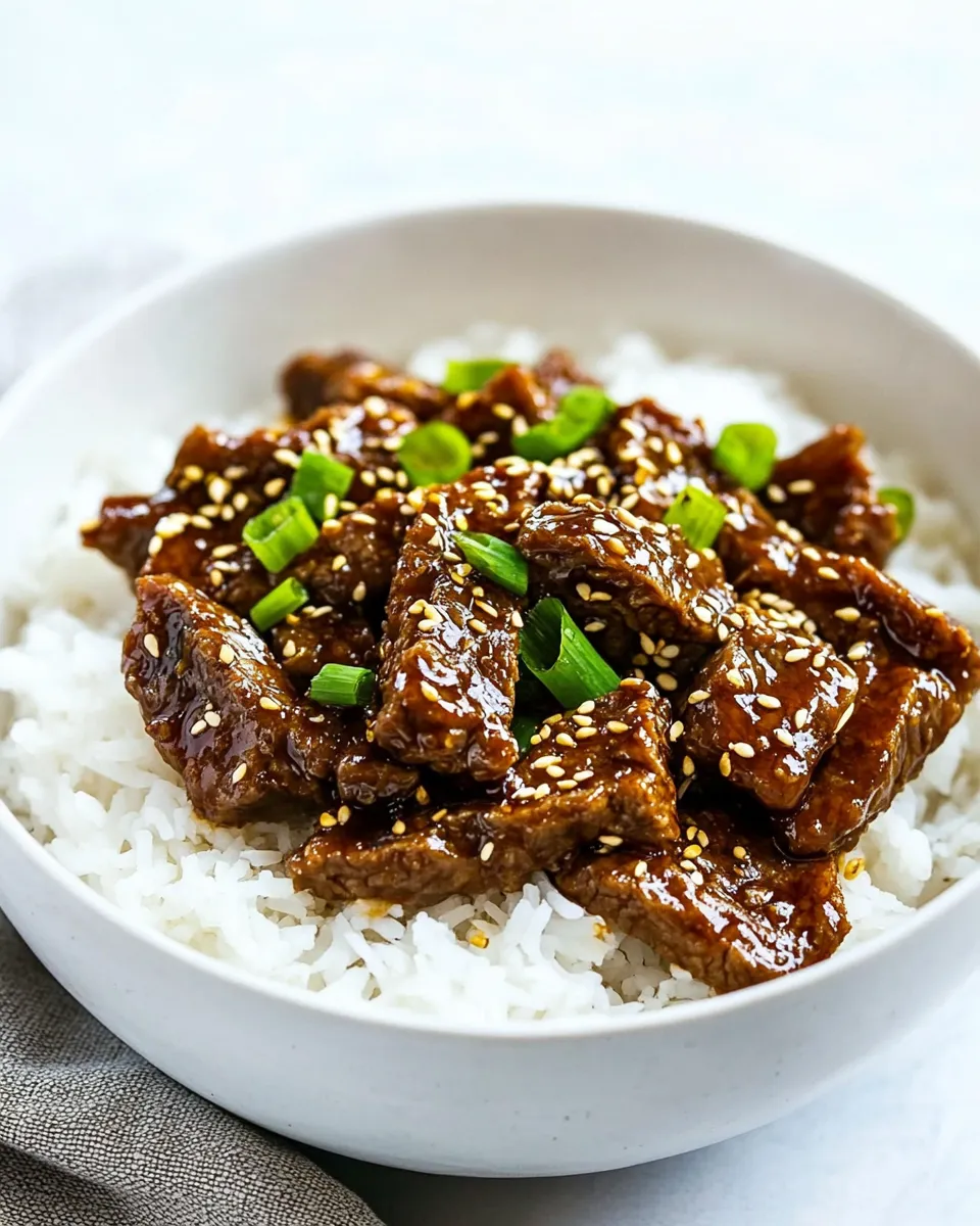 Quick Easy Beef Bulgogi shot