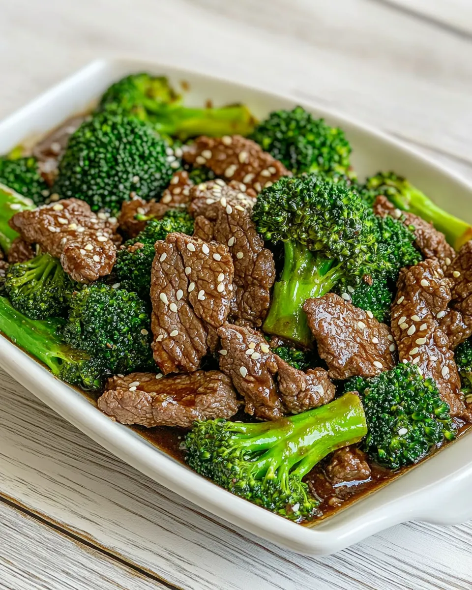 Classic Easy Beef and Broccoli image