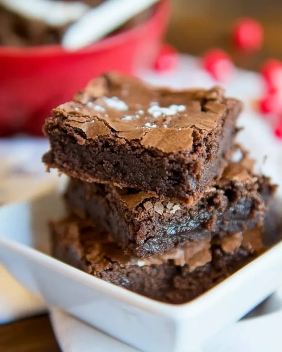 Classic Easy Brownies Made With Cocoa Powder image