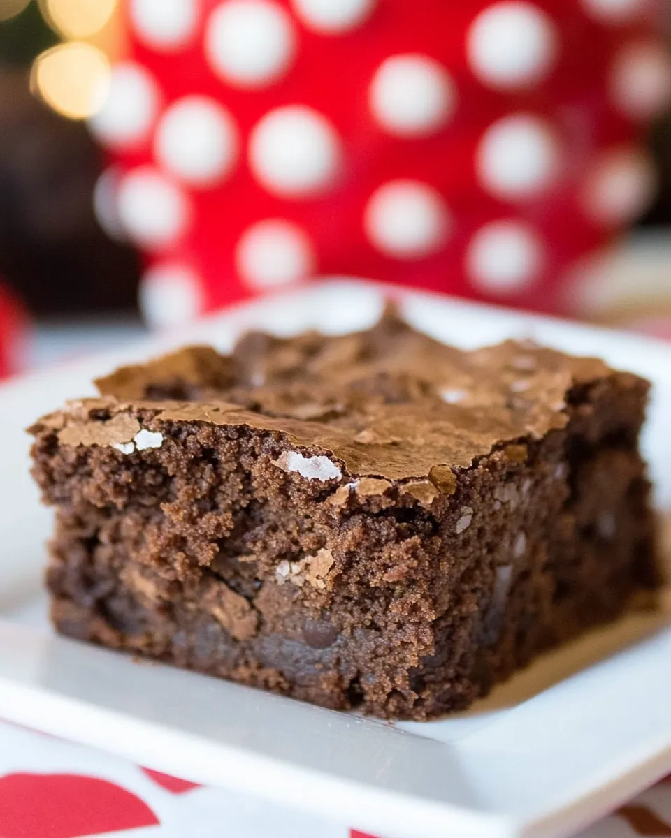 Delicious Easy Brownies Made With Cocoa Powder shot