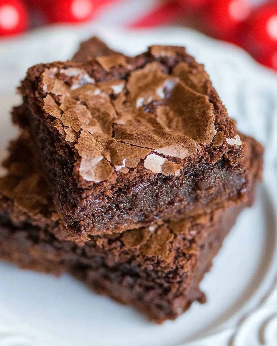 Quick Easy Brownies Made With Cocoa Powder recipe photo