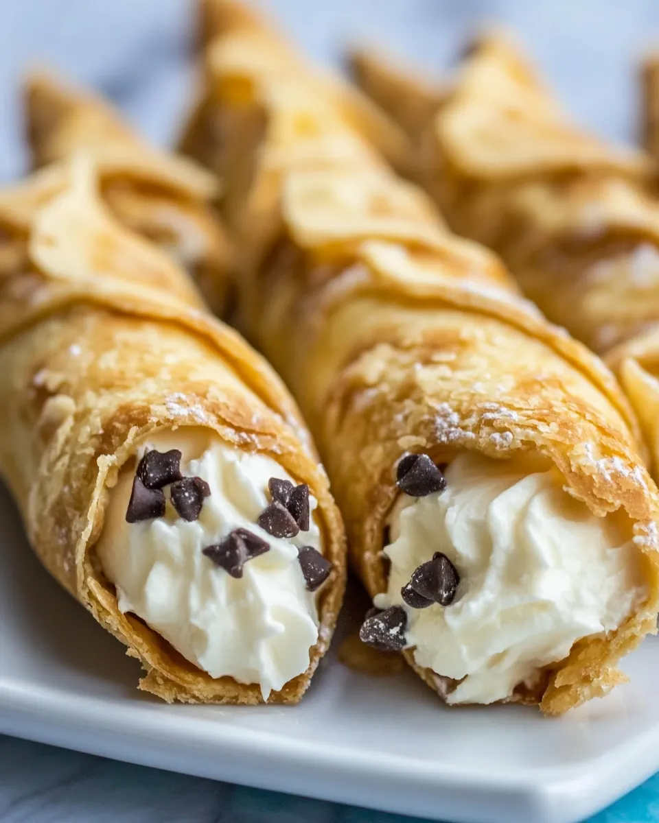 Delicious Easy Cannoli Recipe shot