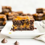 Homemade Easy Caramel Brownies (Made with Cake Mix!) photo