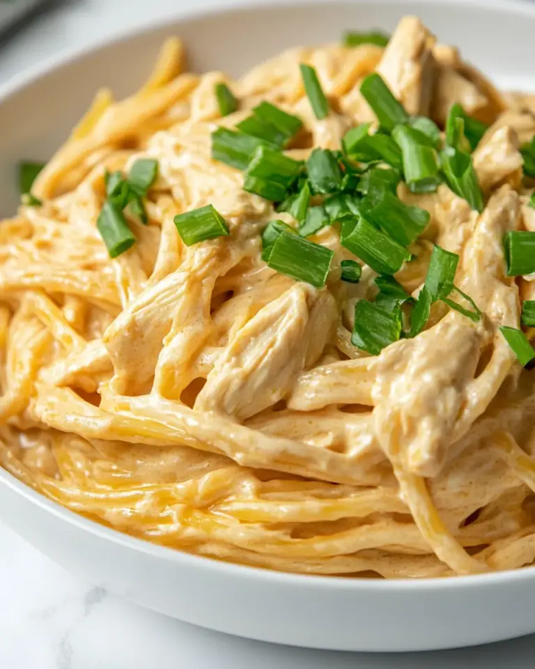 Homemade Easy Cheesy Buffalo Chicken Pasta recipe photo