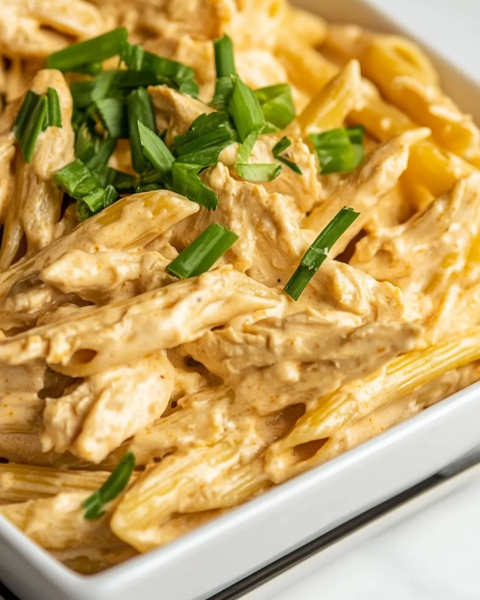 Quick Easy Cheesy Buffalo Chicken Pasta image