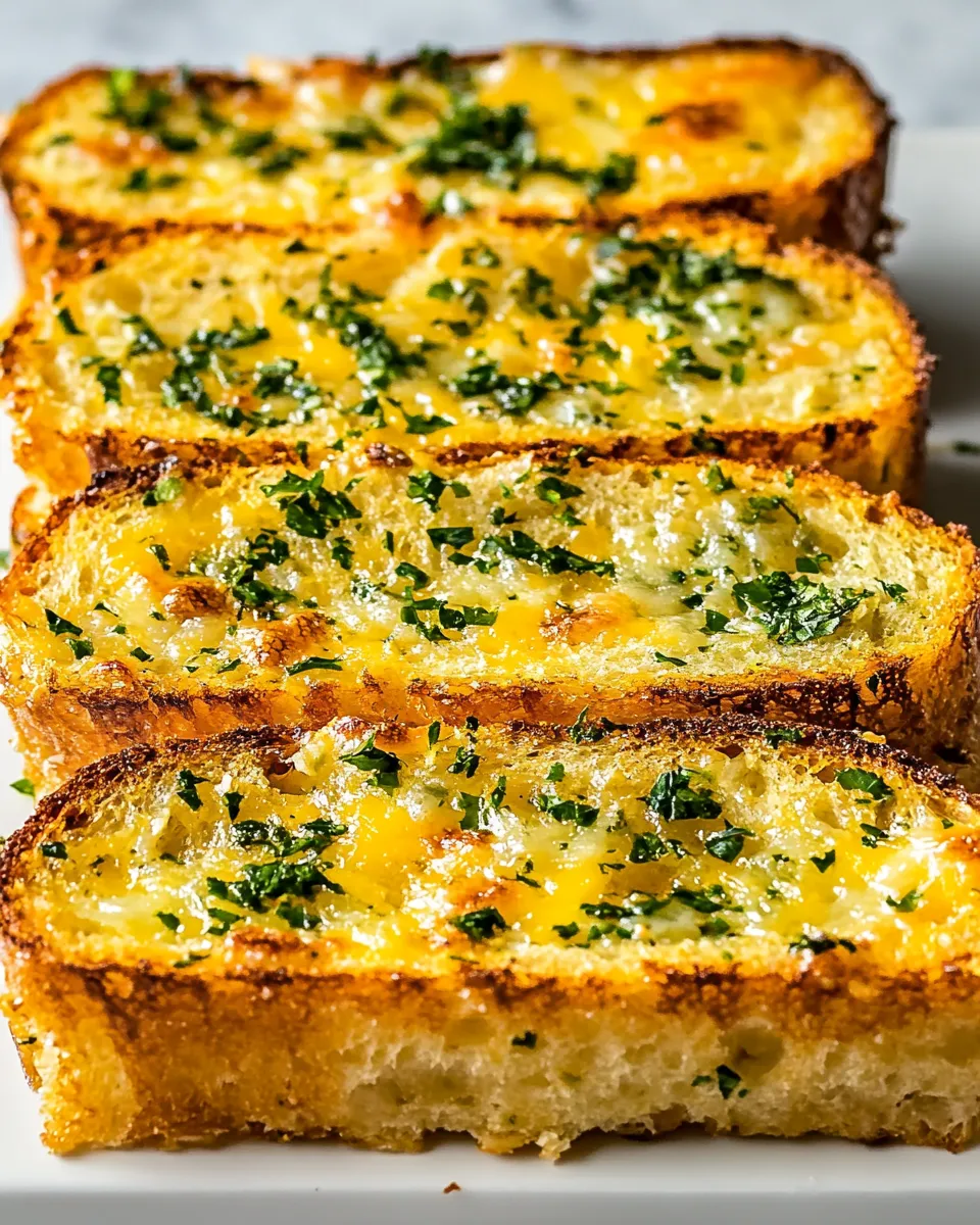 Homemade Easy Cheesy Garlic Bread Recipe (Texas Toast Garlic Bread) photo