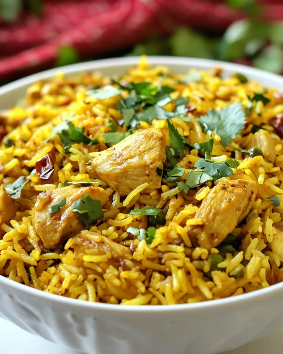 Delicious Easy Chicken Biryani recipe photo