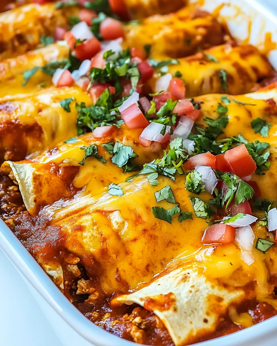 Delicious Easy Chicken Enchiladas image