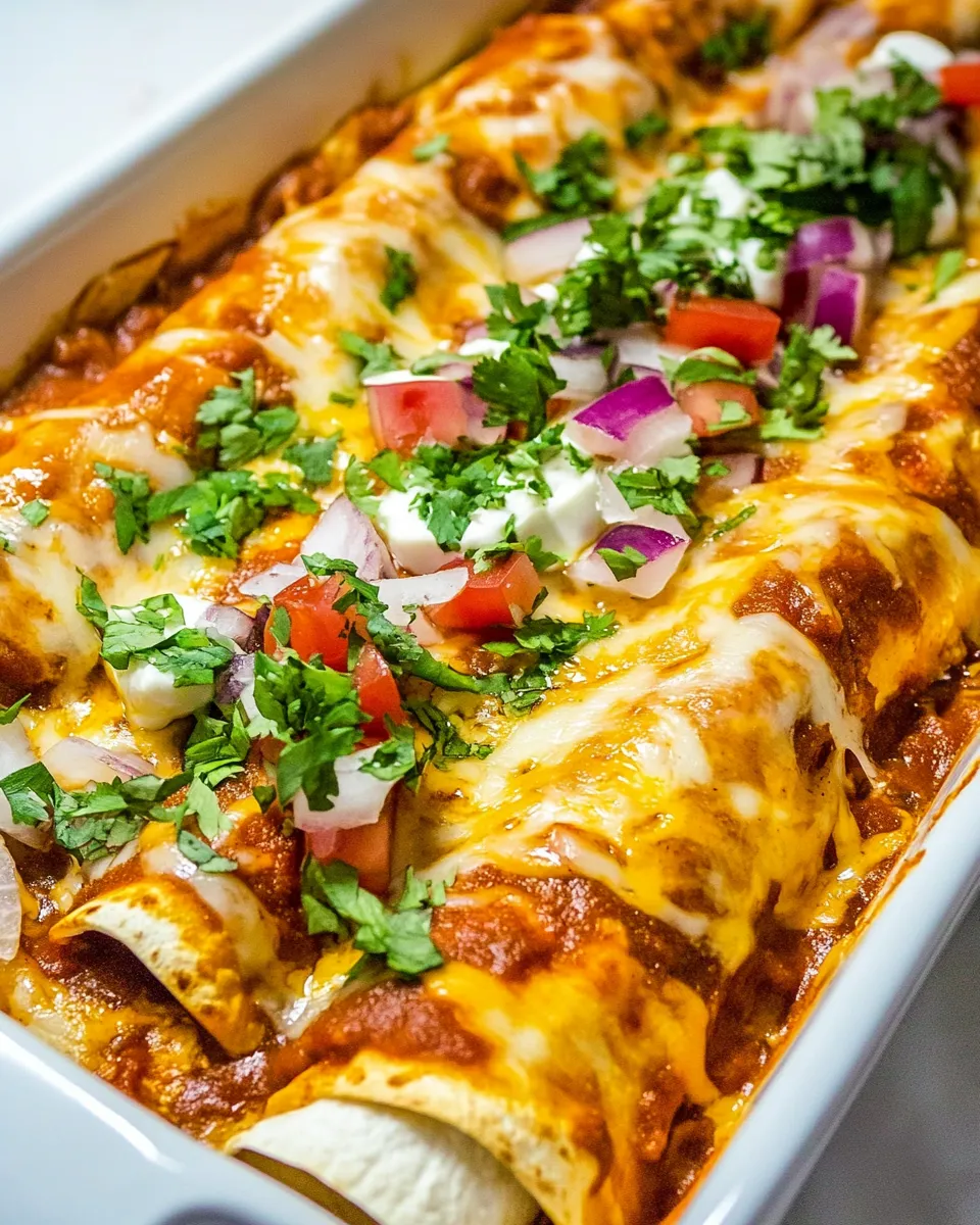 Quick Easy Chicken Enchiladas recipe photo