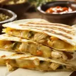 Homemade Easy Chicken & Cheese Quesadillas photo