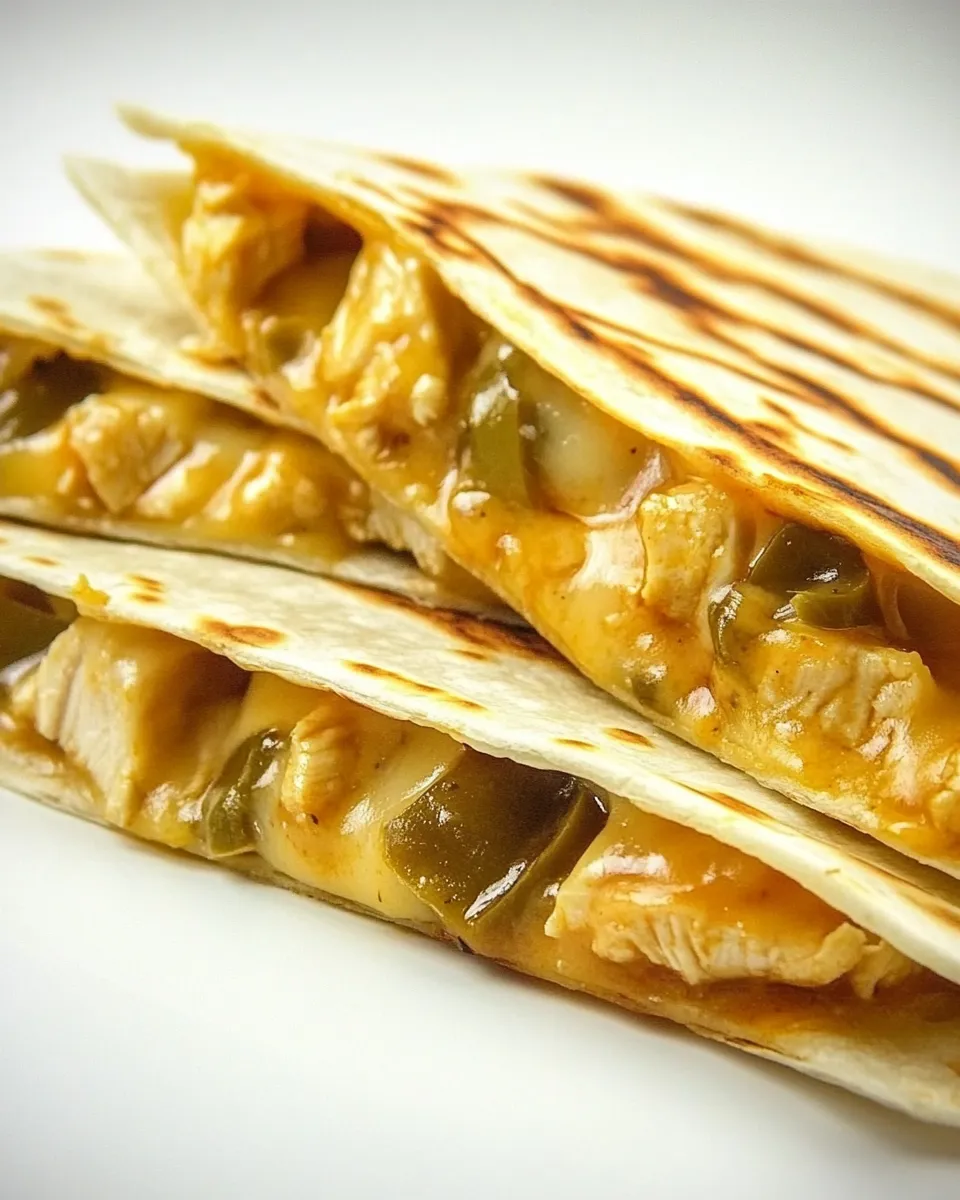 Classic Easy Chicken & Cheese Quesadillas image