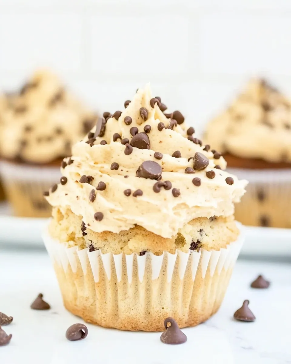 Delicious Easy Chocolate Chip Cupcakes (From Scratch) shot